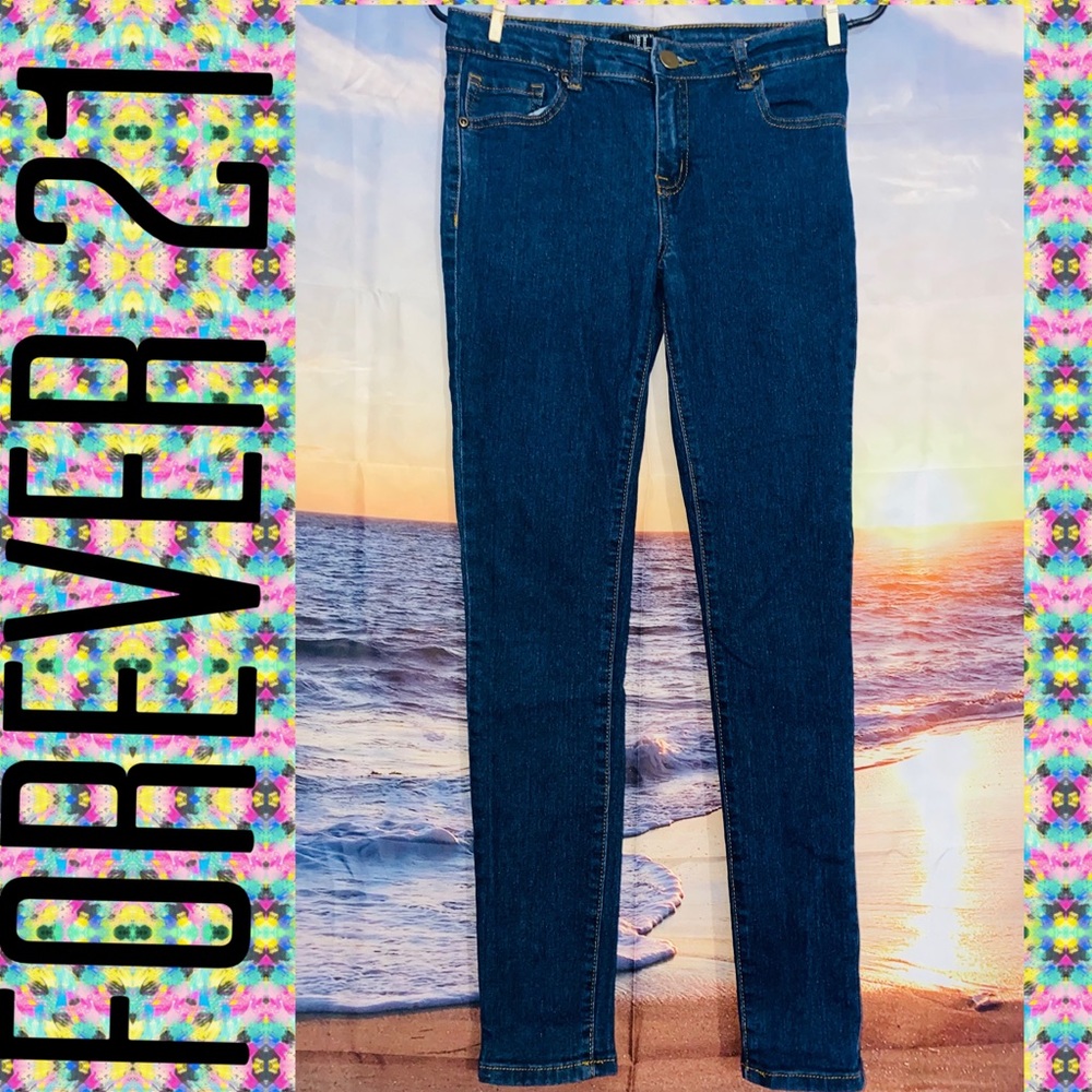Forever 21 Skinny Denim Jegging Jeans